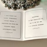 Murano/Glass Line Art Glass Sea Shell Trinket Dish. Diam 20