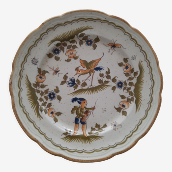 Decorative plate - Vieux Moustier