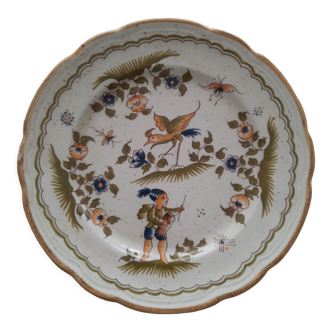 Decorative plate - Vieux Moustier