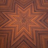 Round Art Deco coffee table, Poland, mid 20th century. after renovation.