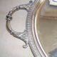 Louis XVI style silver metal TRAY
