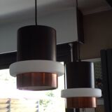2 Locarno pendant lights by Louis Kalff for Philips