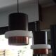 2 Locarno pendant lights by Louis Kalff for Philips