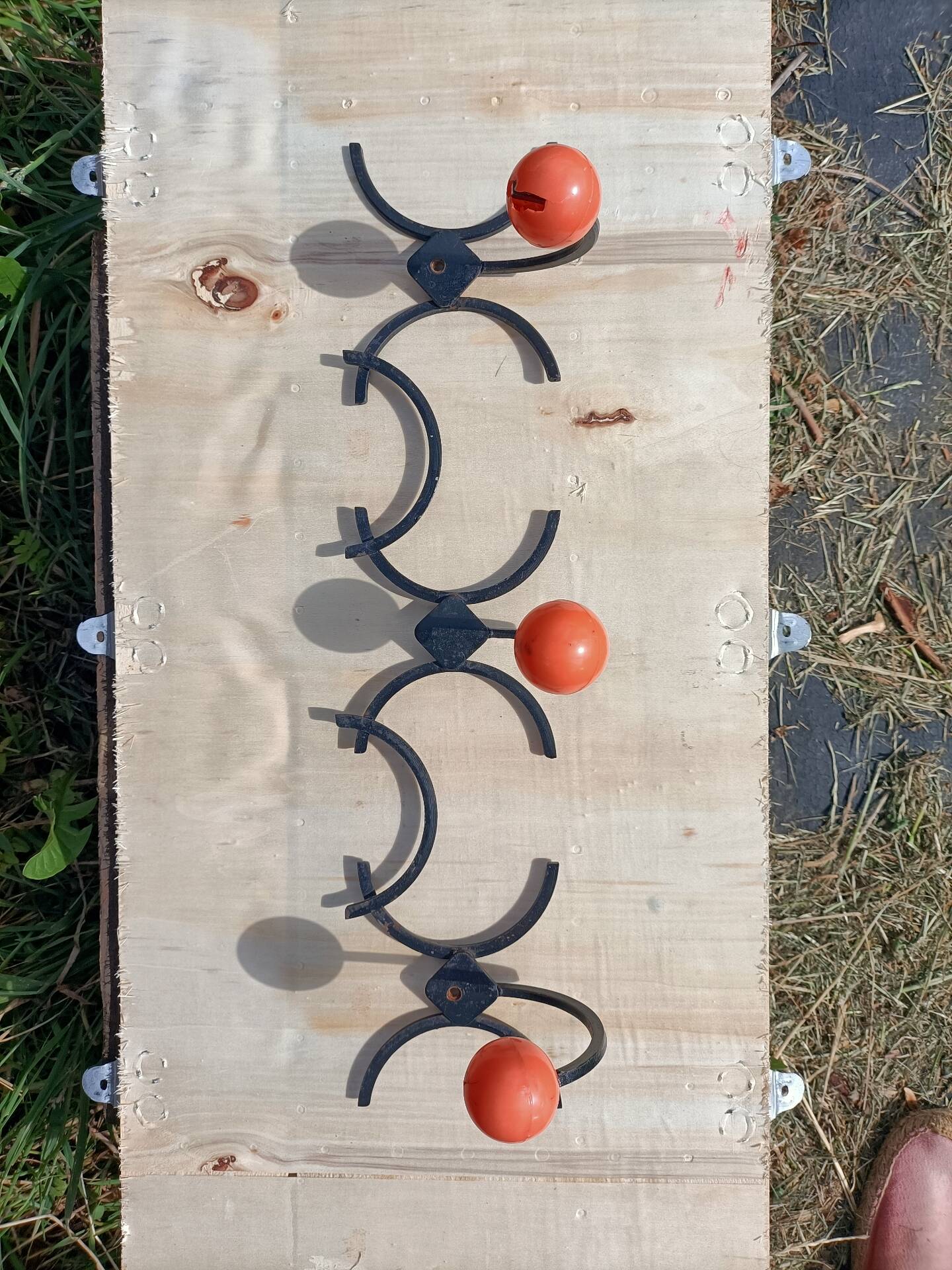 Retro wrought iron coat rack 💐
