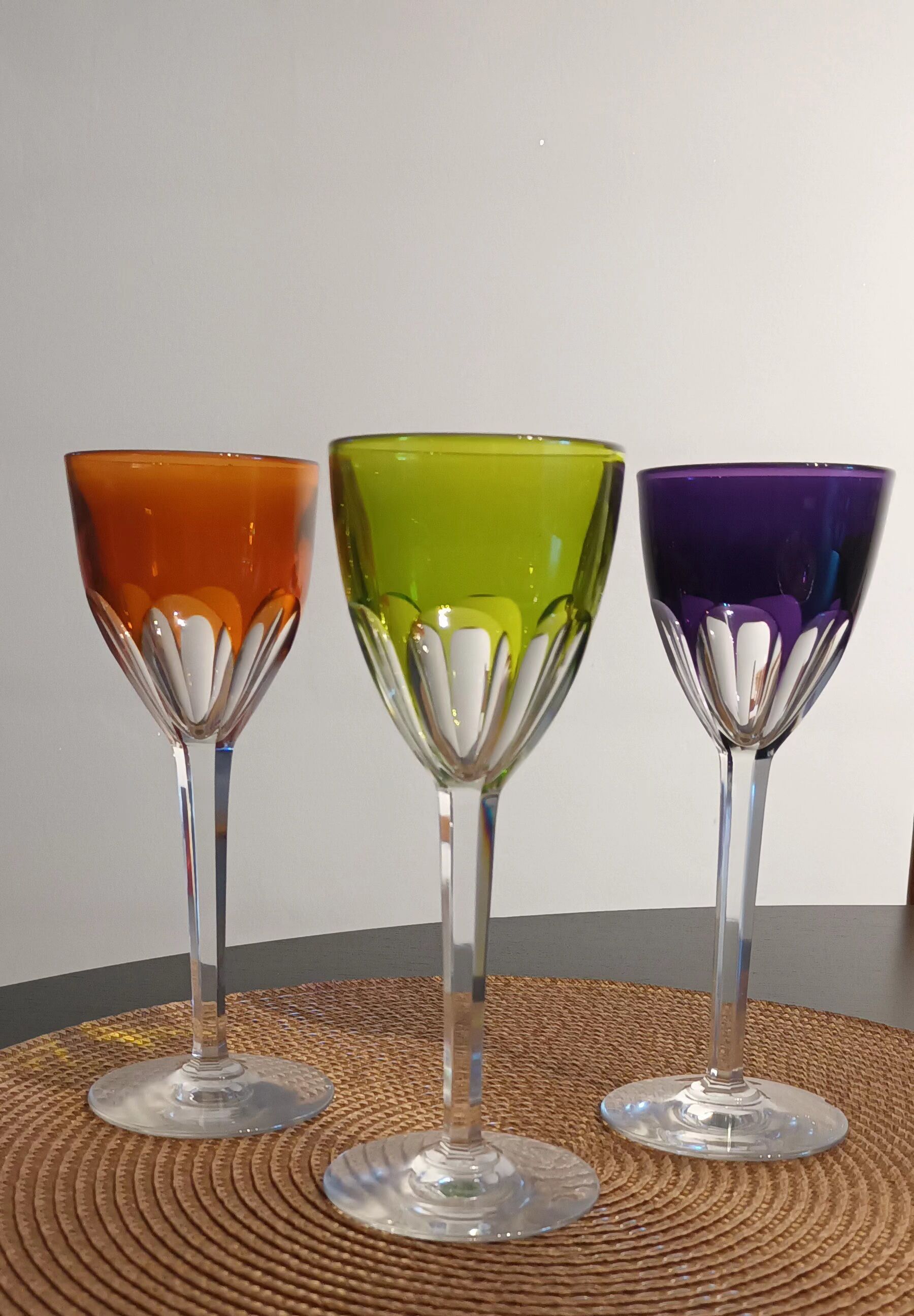 Baccarat stemmed glasses