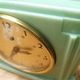 JAZ Pendulette / Mechanical Awakening - Art Deco Style - Mint Color - 1950s