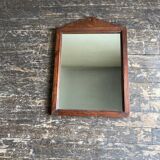 Neo classic directorial mirror in plywood 1960