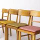 Set of 4 Vintage Frankfurter Chairs – 1960s/1970s German Mid Century