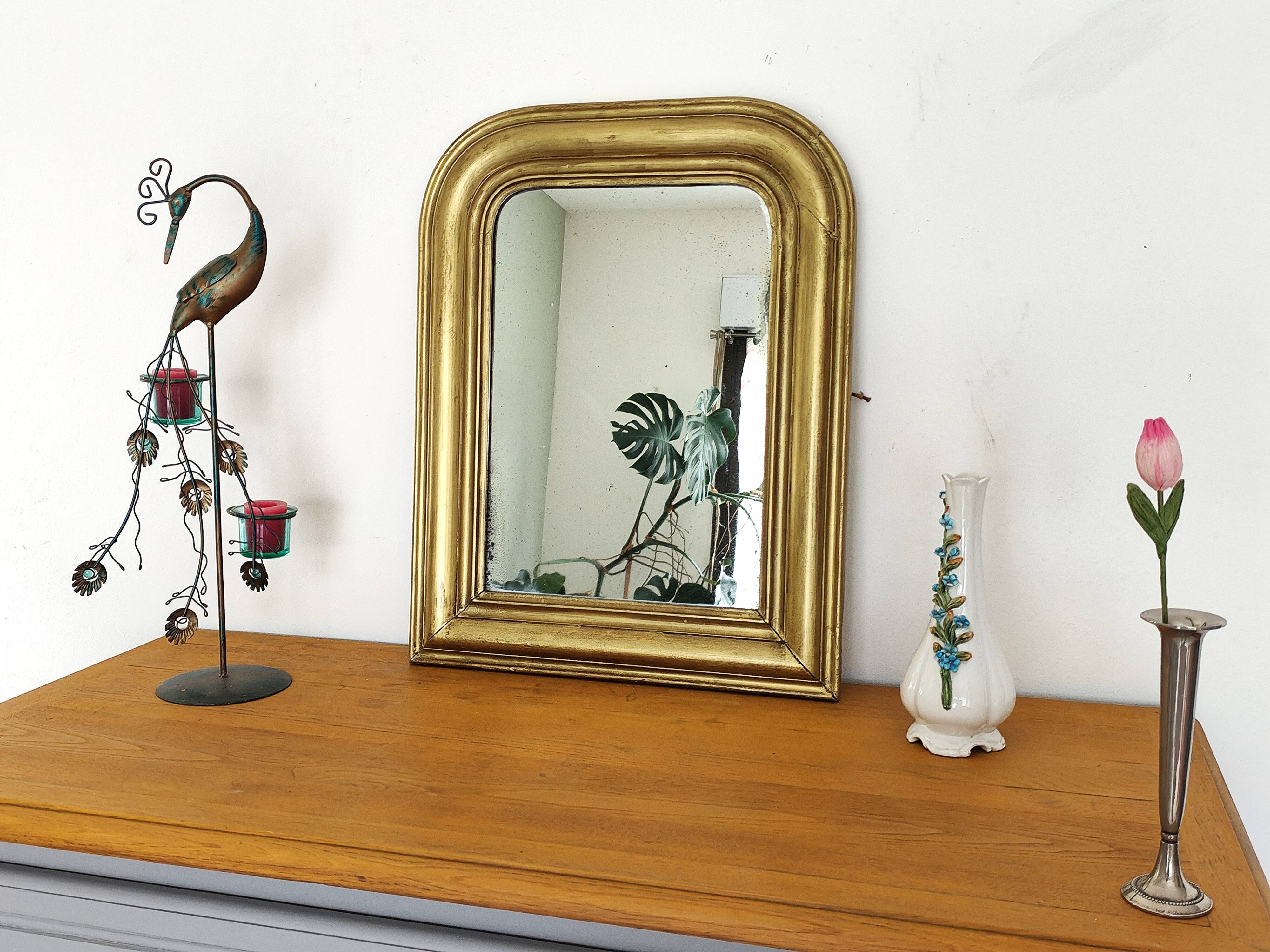 Antique Louis Philippe mirror 57 X 44 cm