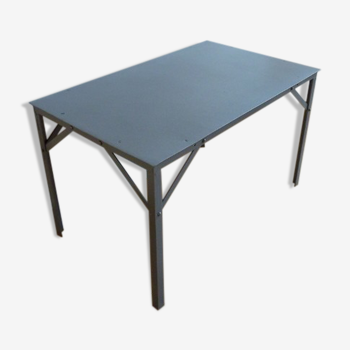 All metal coffee table