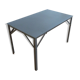 All metal coffee table