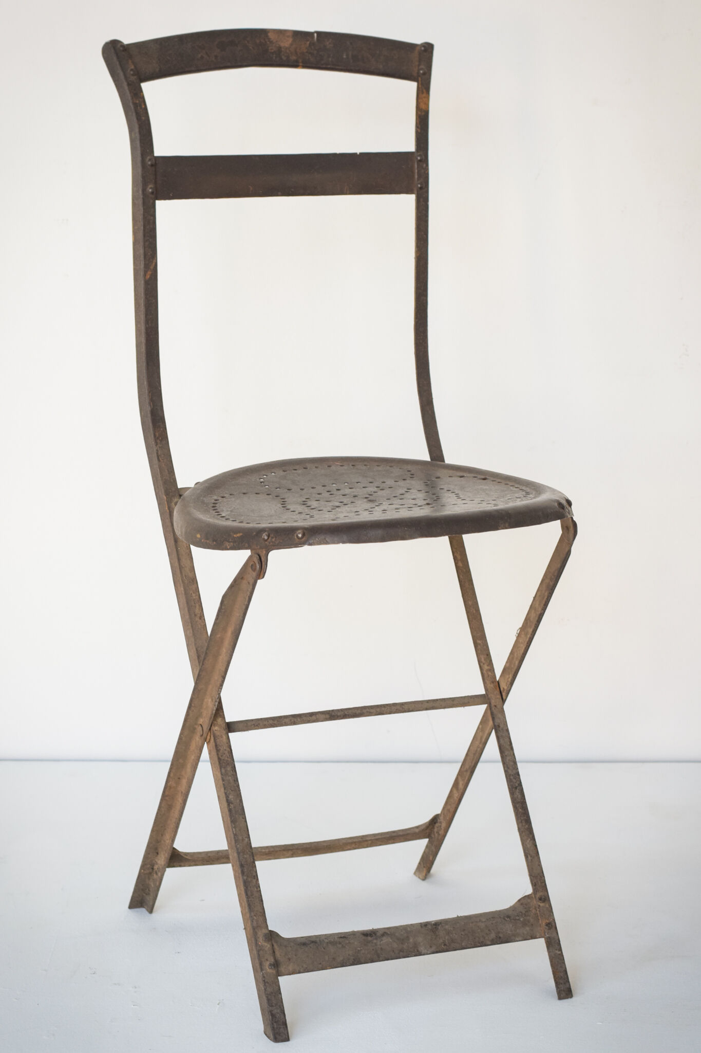 Pair of antique french folding chairs