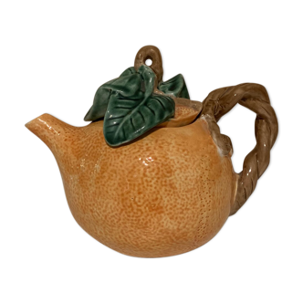 Orange teapot