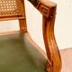 Louis XVI style office armchair in 19th century stained beech