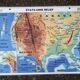 Ancienne carte MDI États-Unis USA vintage