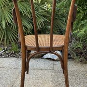 Fauteuil bois courbé canné Baumann, 1900
