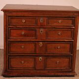 English oak chest of drawers, early 18th century