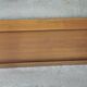 Floating long wall shelf / sideboard in teak, Denmark 1960s