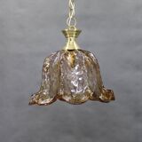Grande suspension en verre de Murano des années 1980, Italie