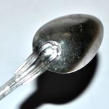 Set of 6 CHRISTOFLE Chinon coffee spoons, 14cm filet model