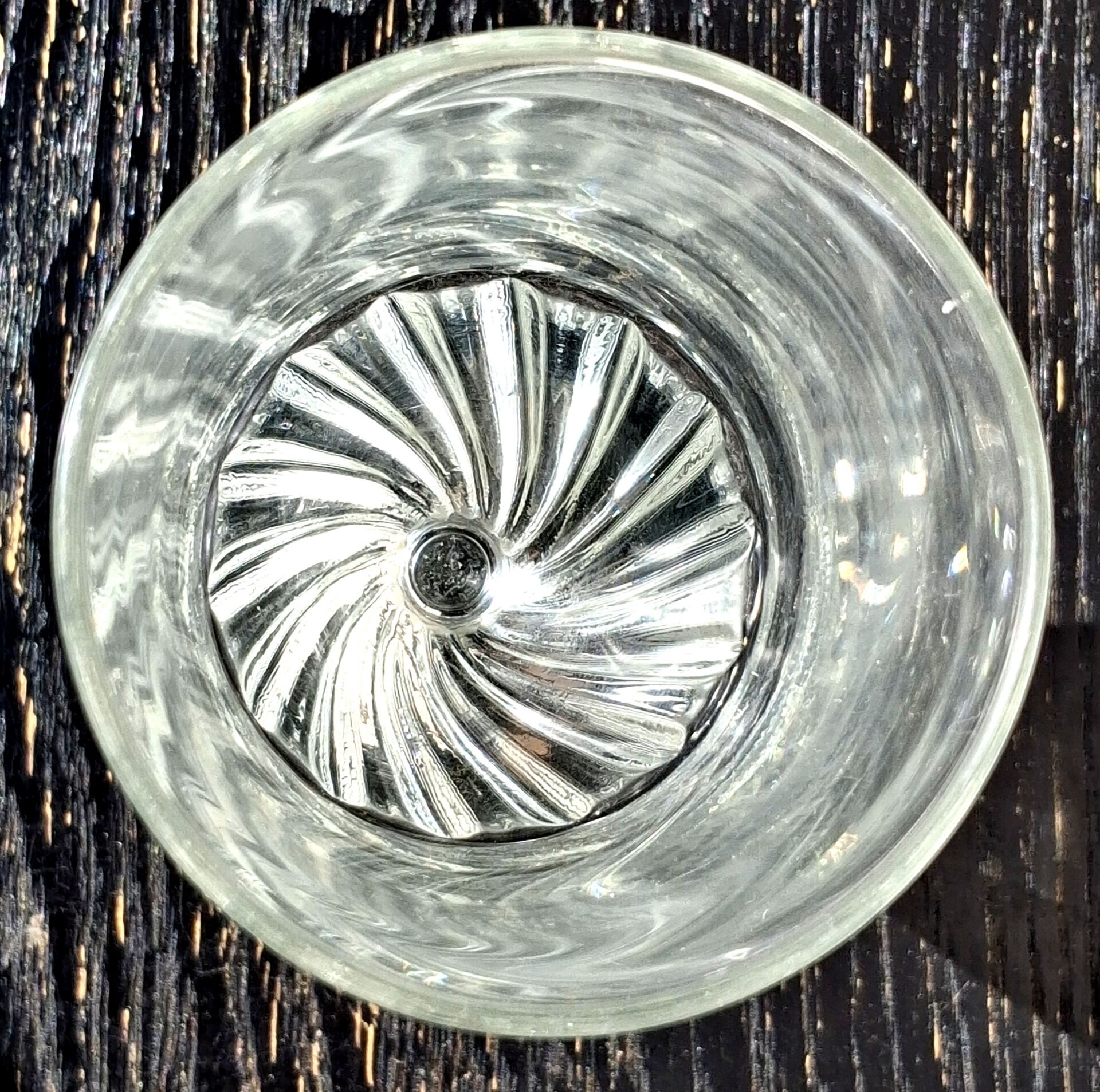 Service de verres de bistrot à absinthe, soufflés à la bouche
