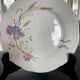 Set of 3 antique Longchamp ironstone dinner plates.