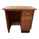 Vintage oak desk 4 drawers