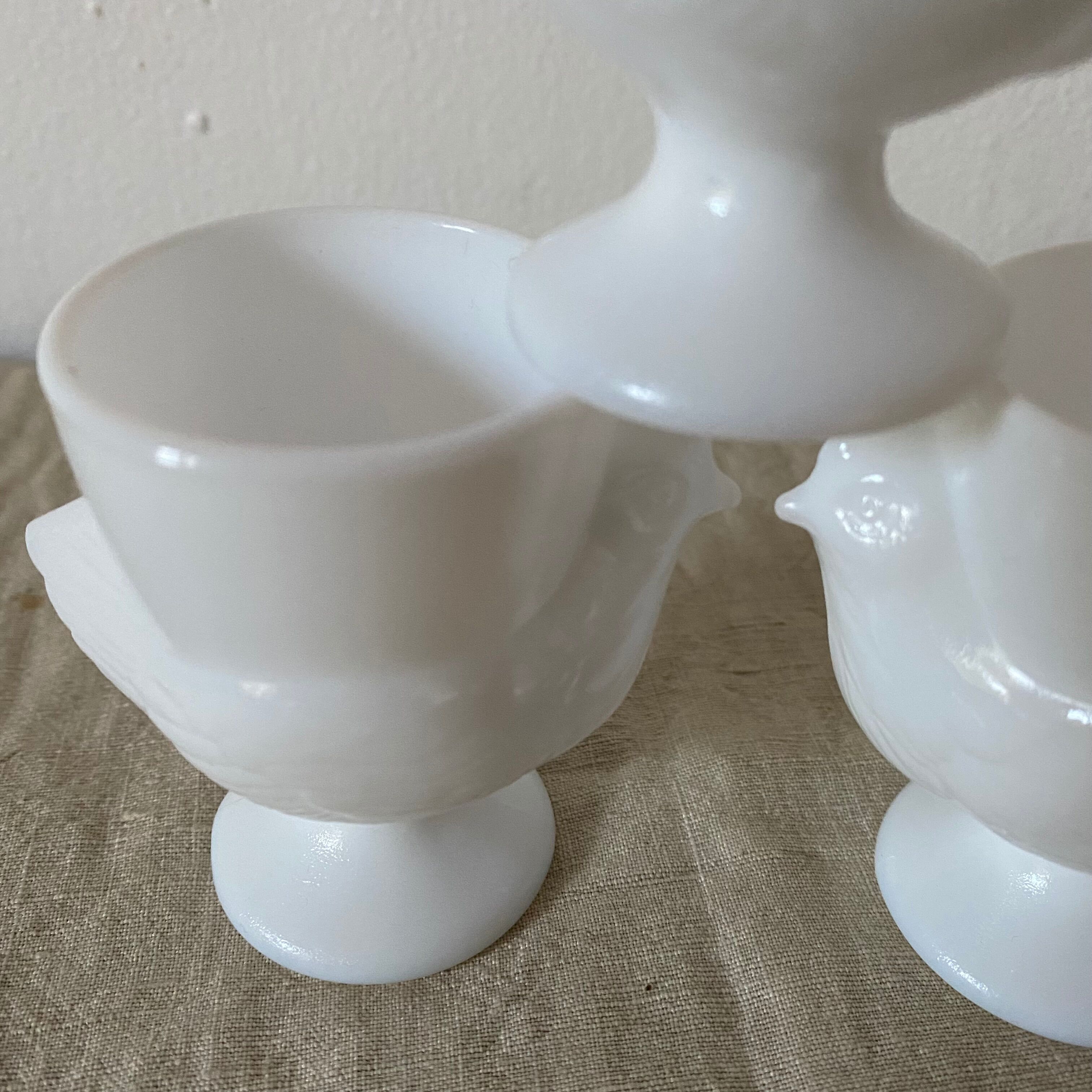 Vintage hen-woven cockerel