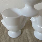 Vintage hen-woven cockerel