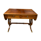 Desk with flap