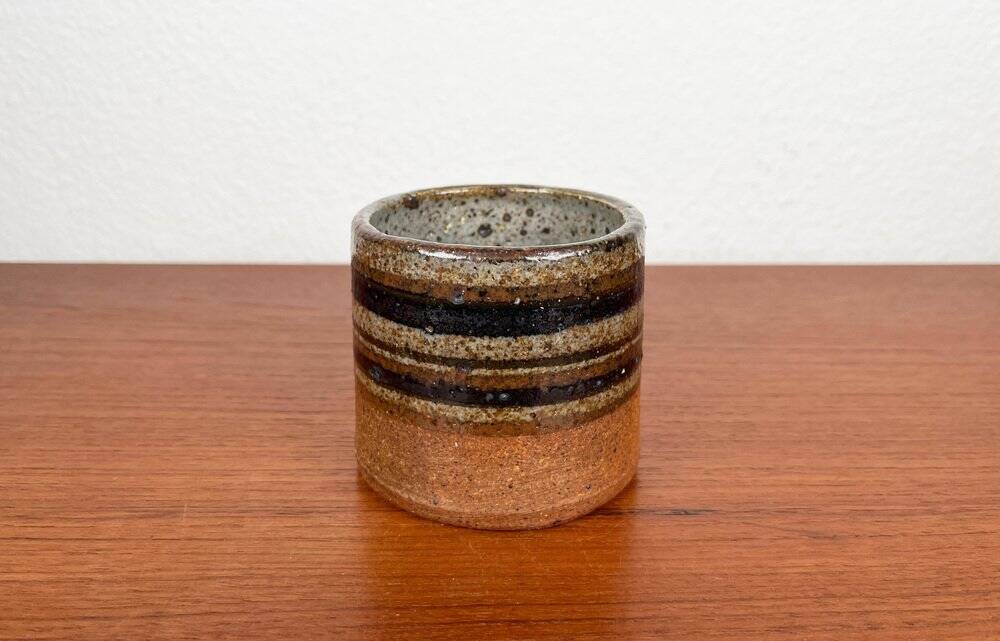 Mid-century Danish studio pottery vase from Salling Pottery, 1960s.