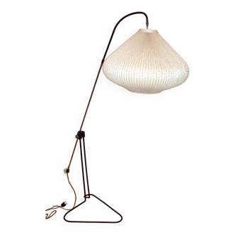 Floor lamp in the style of the 1960s.