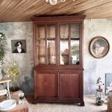 Glass-fronted bookcase