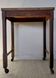 Vintage wooden wheeled side table/console.