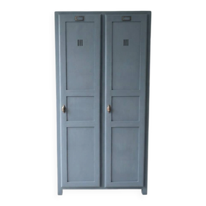 Armoire vestiaire en - gris