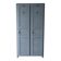 Vintage grey wooden wardrobe from 1914.