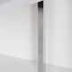 Vintage Roche Bobois table in chrome and smoked glass, 70s