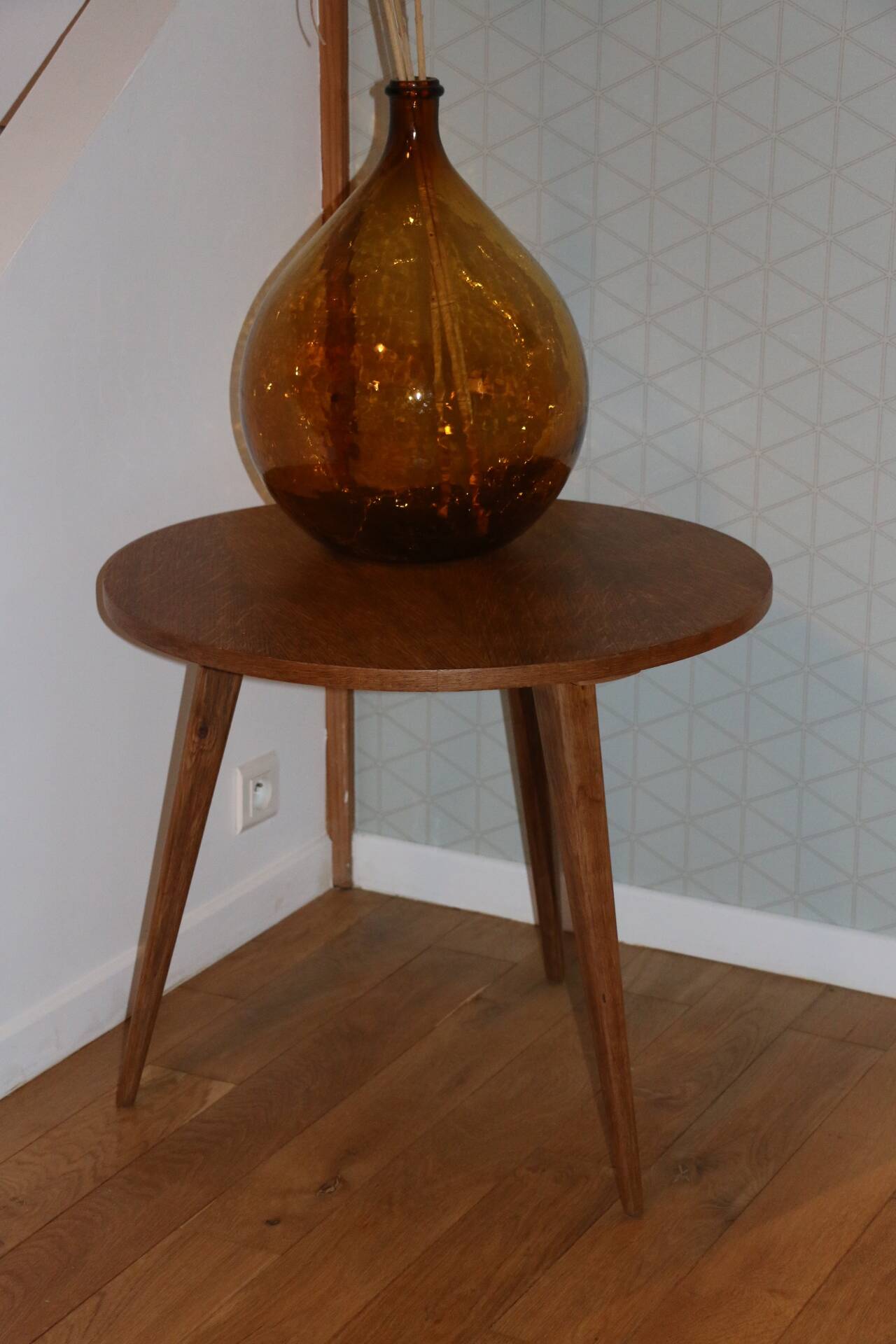 Table basse chêne tripode 640mm