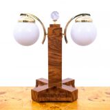 Pair of Art Deco table lamps, Poland, 1950s.