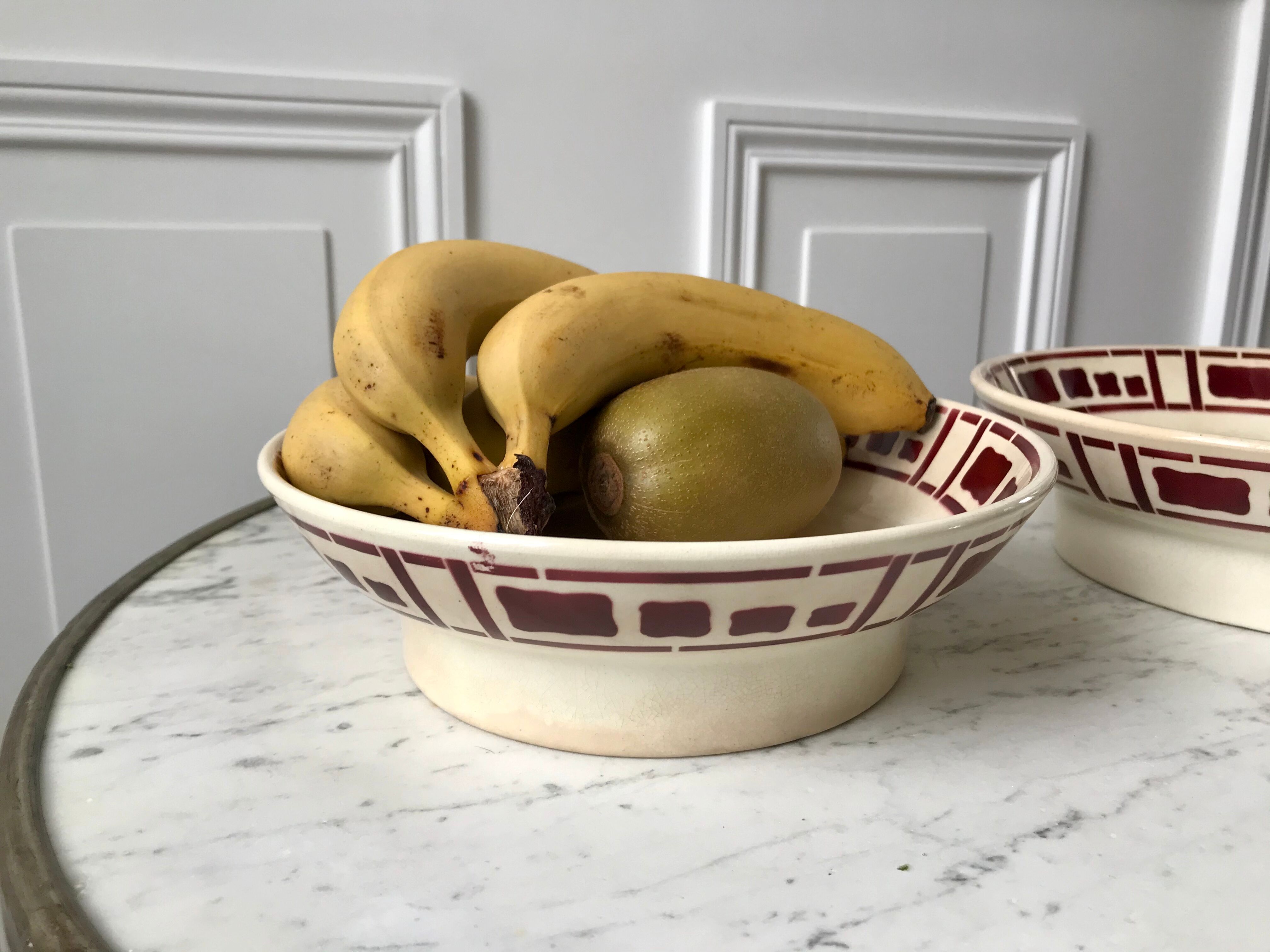 Compotier form modernist Badonviller model Barbizon 30s