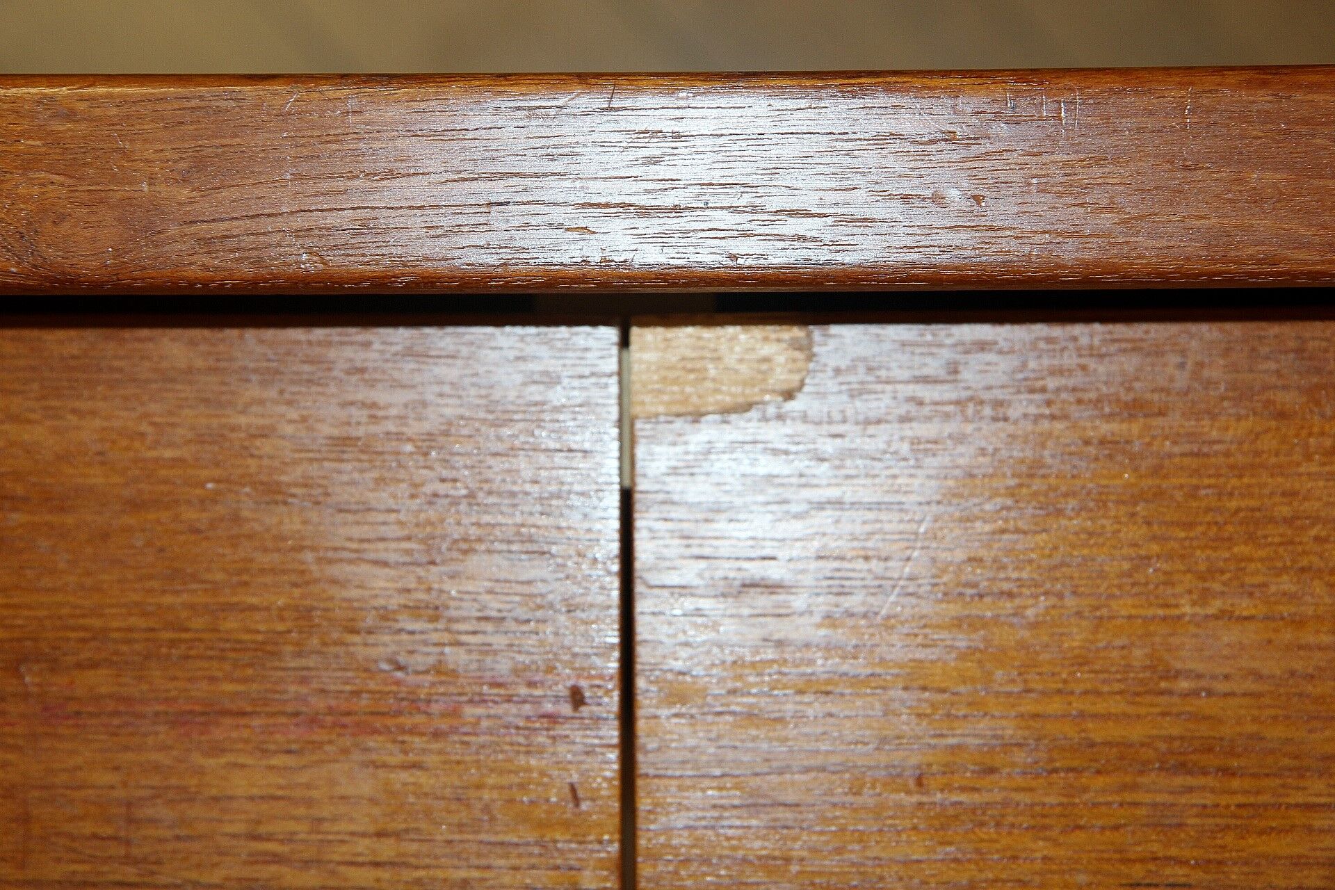 Minimalist teak bench, Sweden, 1960