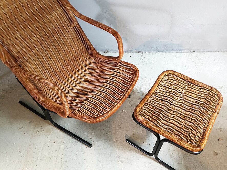 Armchair and ottoman 746 Dirk Van Sliedregt 514 C