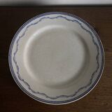 Set of 5 Tournai plates with twig neo-classical design, mid-19th century, ironstone.