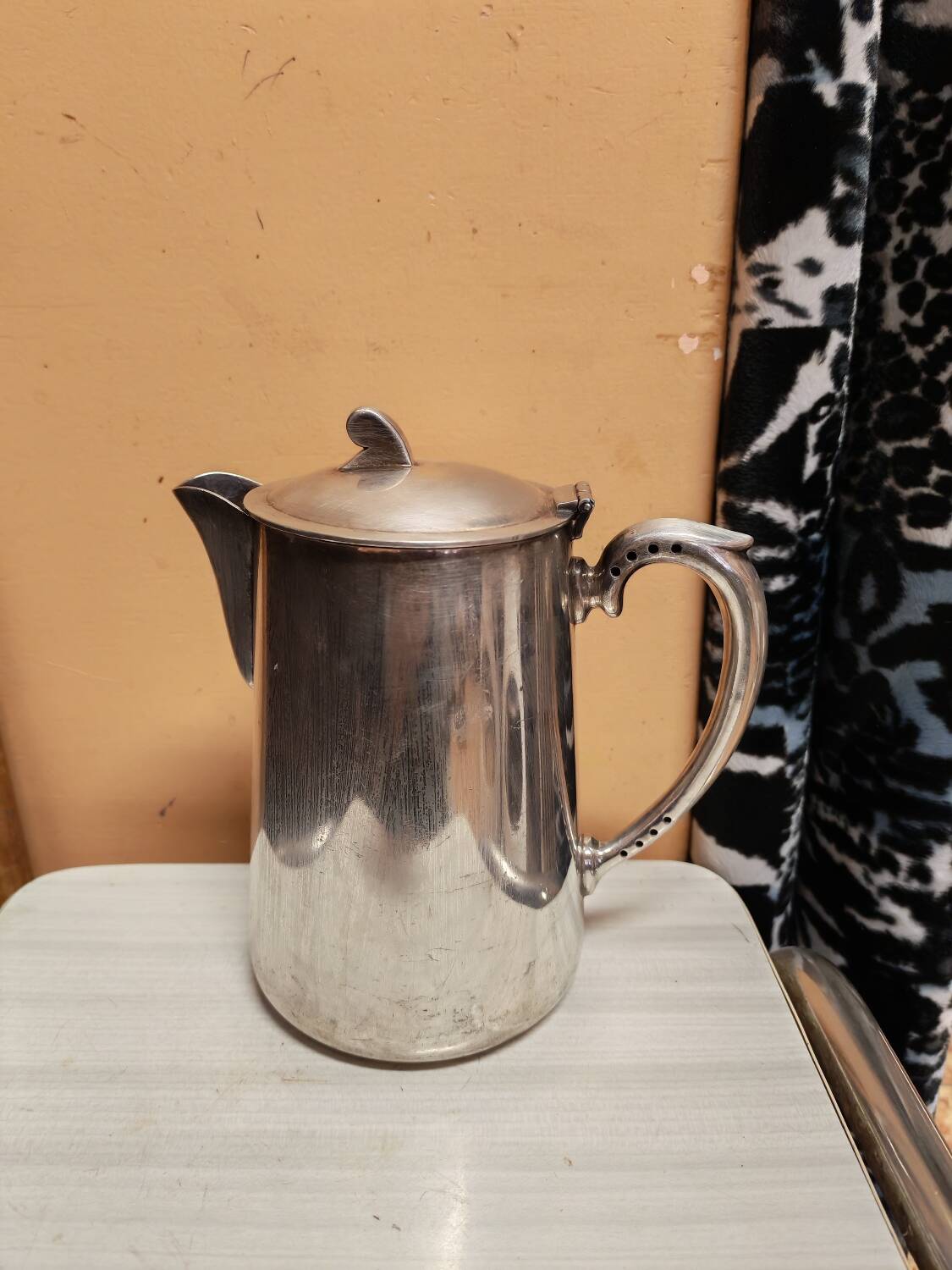 Silver-plated teapot and coffee pot