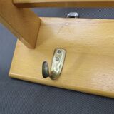 1960s Pair of Mid-century Wooden Wall Hangers, Czechoslovakia