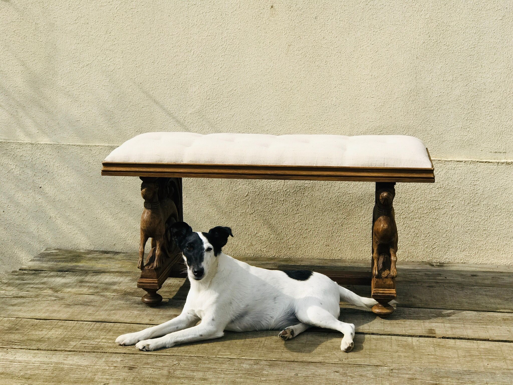 Banc de vestibule ancien