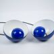 Pair of 2 vintage Danish Flowerpot lamps by Verner Panton, 1968