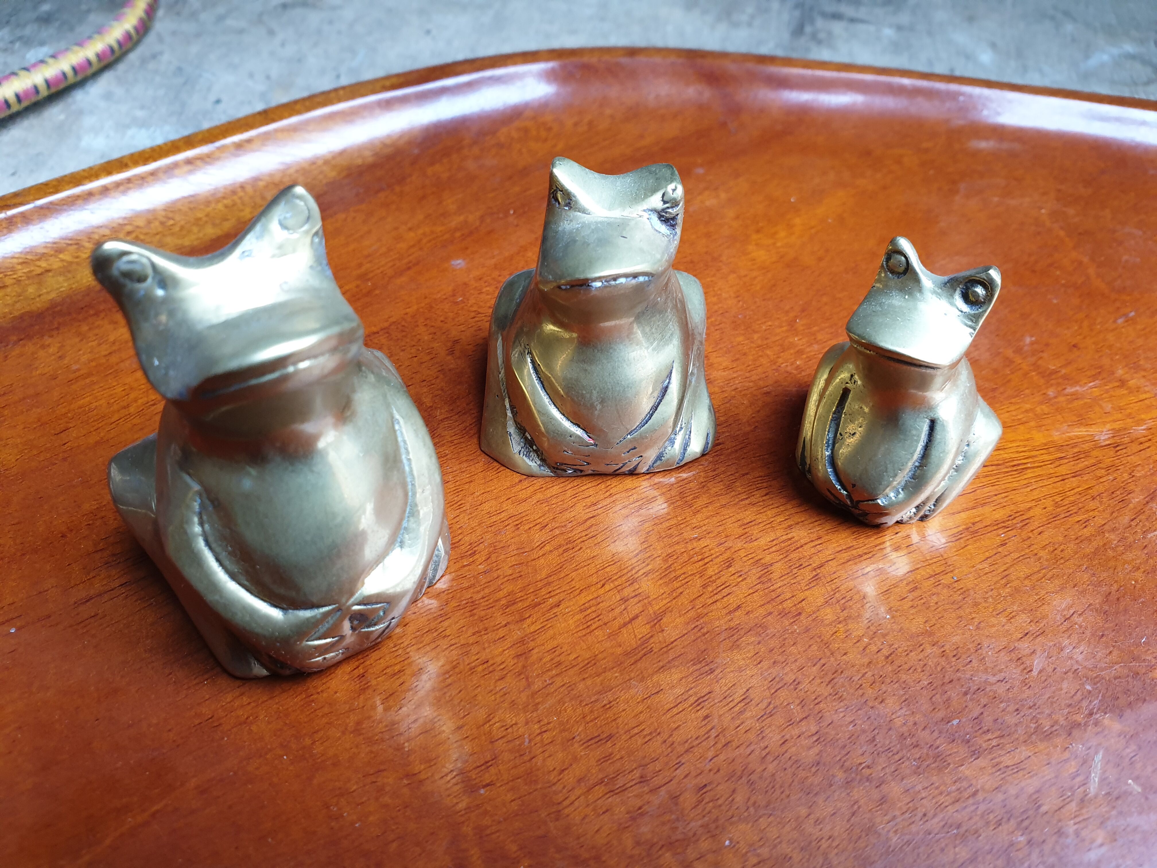 Brass Frogs
