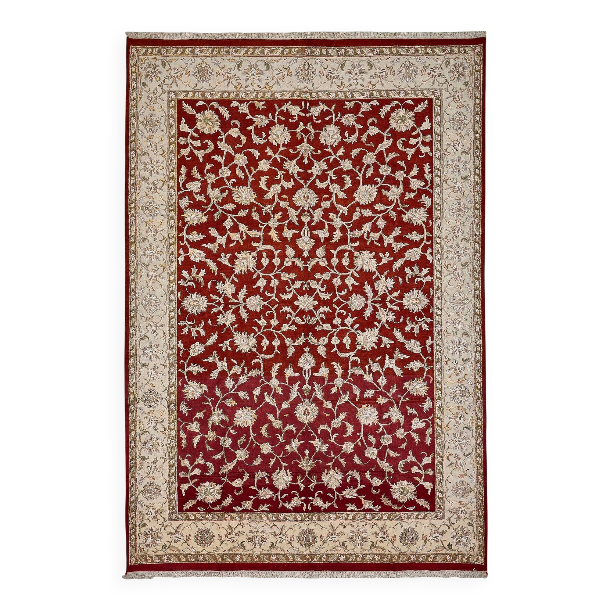 Turkish Handknotted Wool Oushak Rug 196 cm x 288 cm