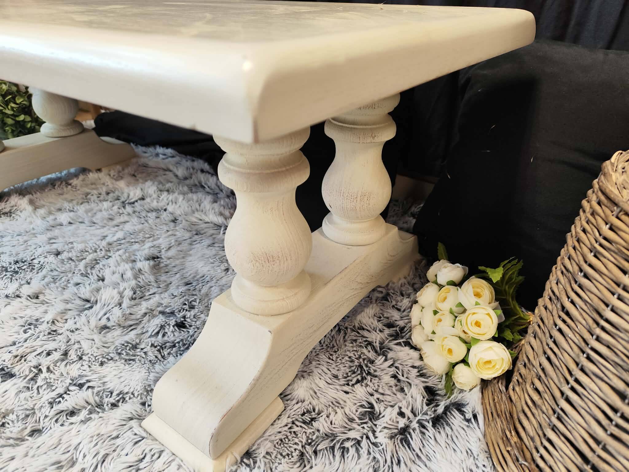 Table basse en chene massif